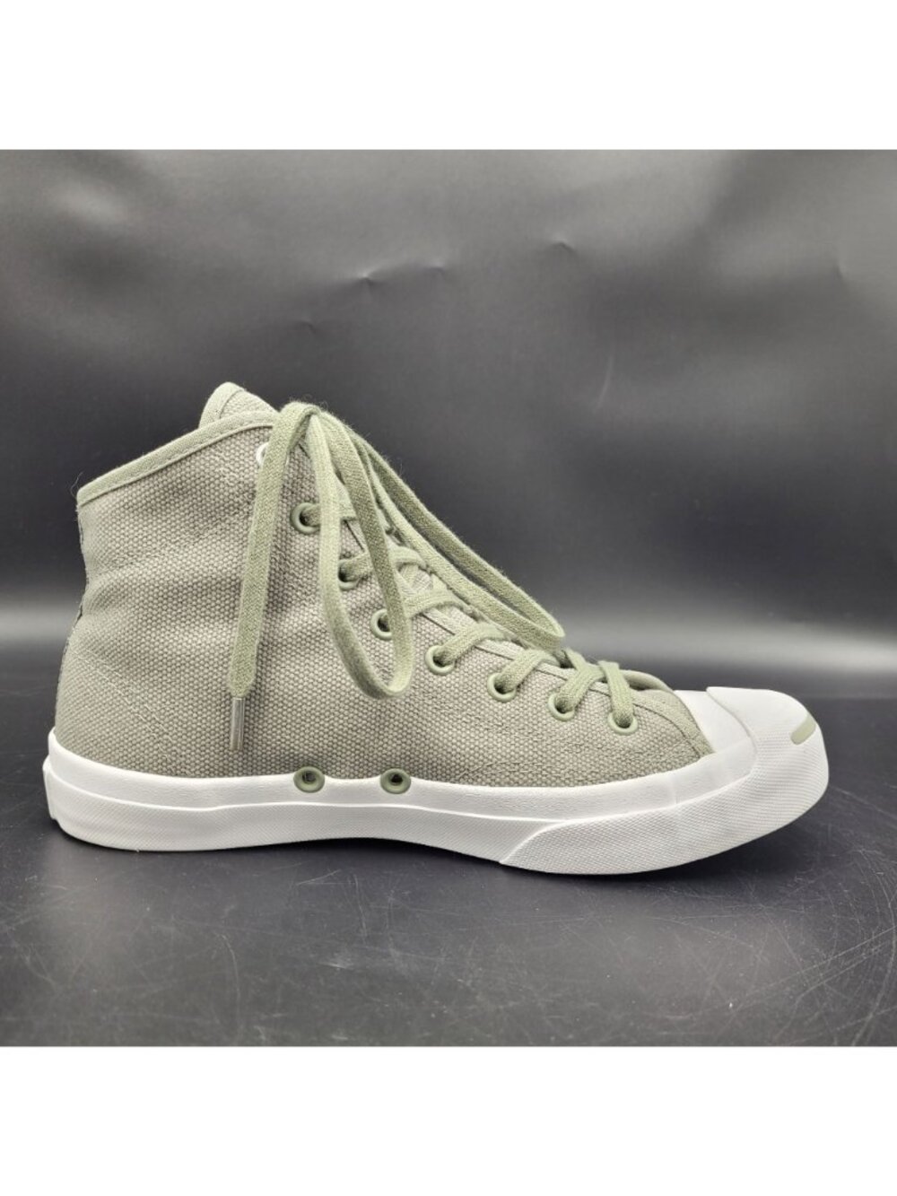 Converse Jack Purcell High Tops Women's Size 7.5 Durable Canvas Gray - Picture 6 of 16